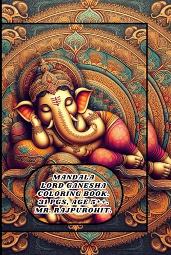 MANDALA LORD GANESHA COLORING BOOK.