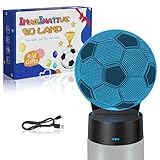 Fußballlampe Geschenke für Jungen, Fußball Nachtlicht für...