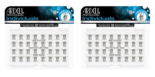 Set of 3 Ardell Duralash Short Black Knotted Flare Trio Lashes