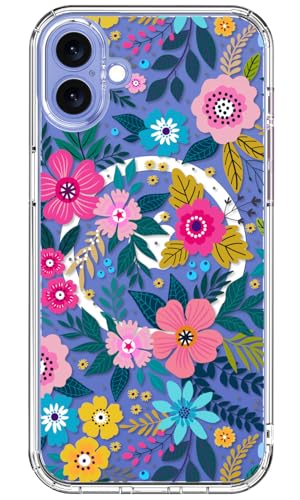 Coque iPhone 16 Plus fleurie pour sublimer vos tenues au quotidien avec style