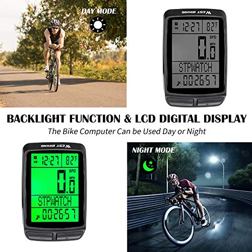 image for ICOCOPRO Bike Computer Bicycle Odometer Speedometer Wireless Waterproo