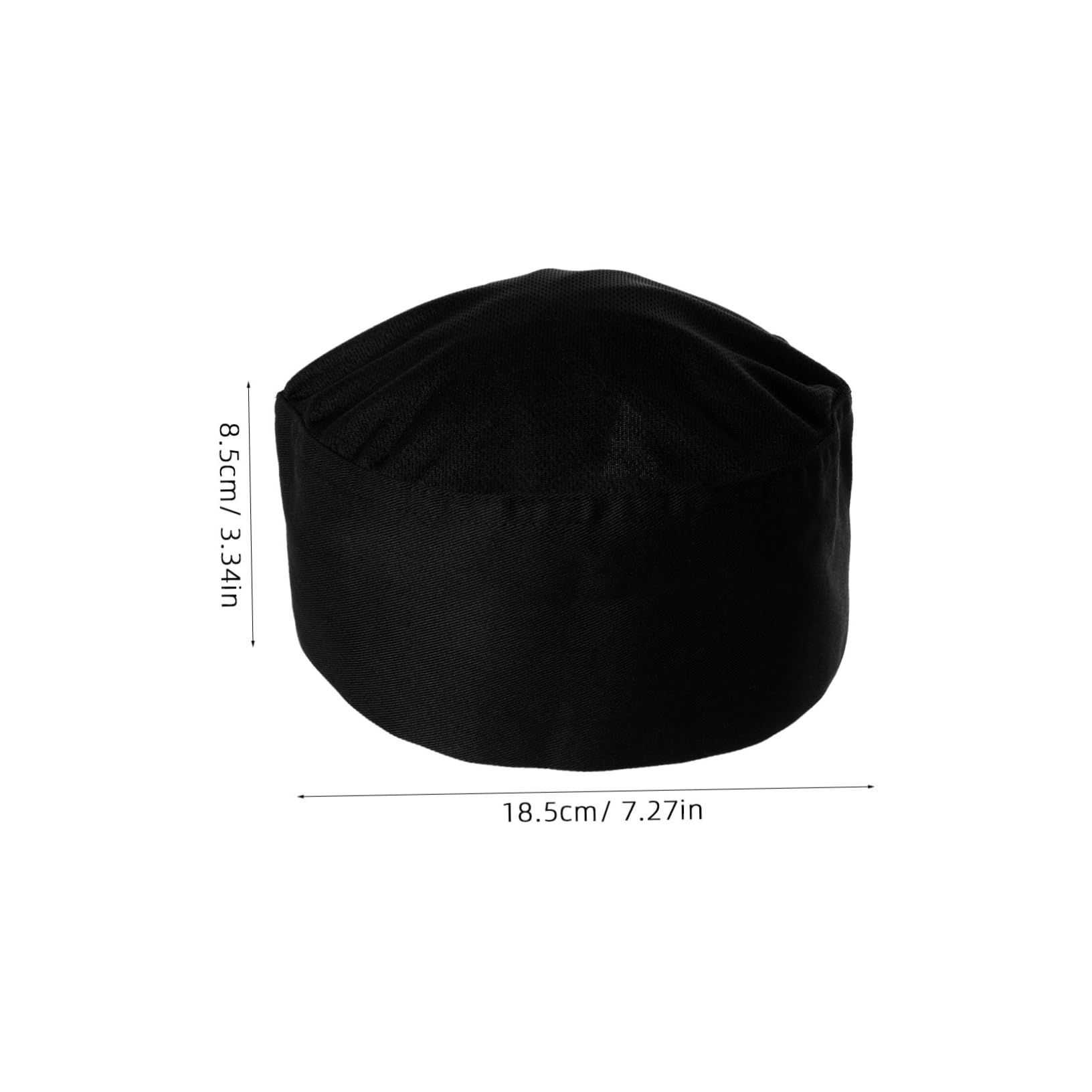 Beavorty Sombrero De Cocinero Gorras De Cocinero Gorro De Cocina Tapa De Catering Gorro De Chef Sombreros De Cocina para Sí Gorro De Cocinero Algodón Black