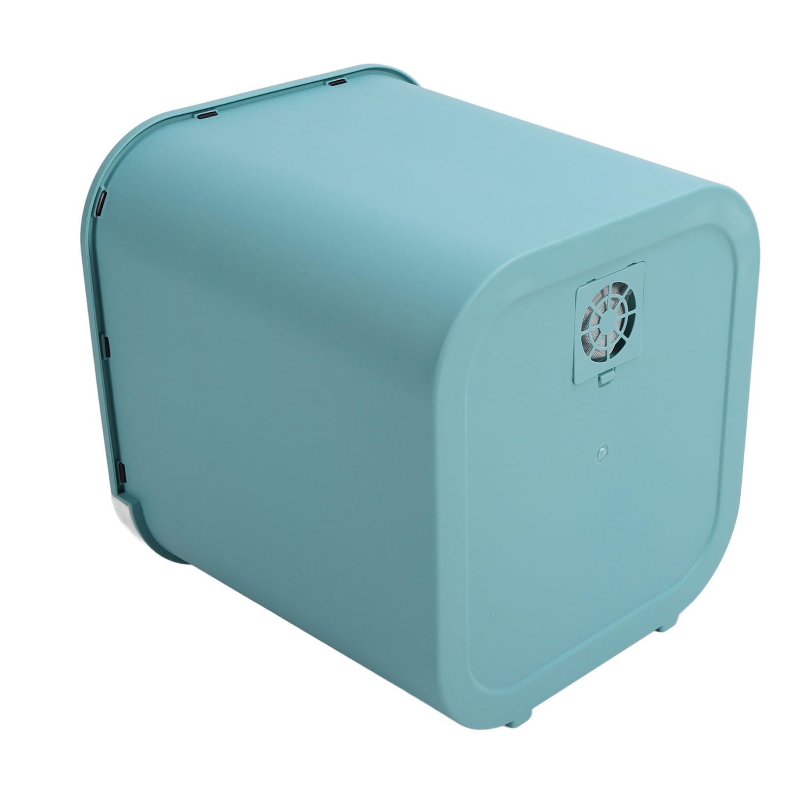 Arenero cerrado para gatos con control de olores, bandeja grande con tapa para gatitos, inodoro tipo cajón para gatos con pala para (Azul)