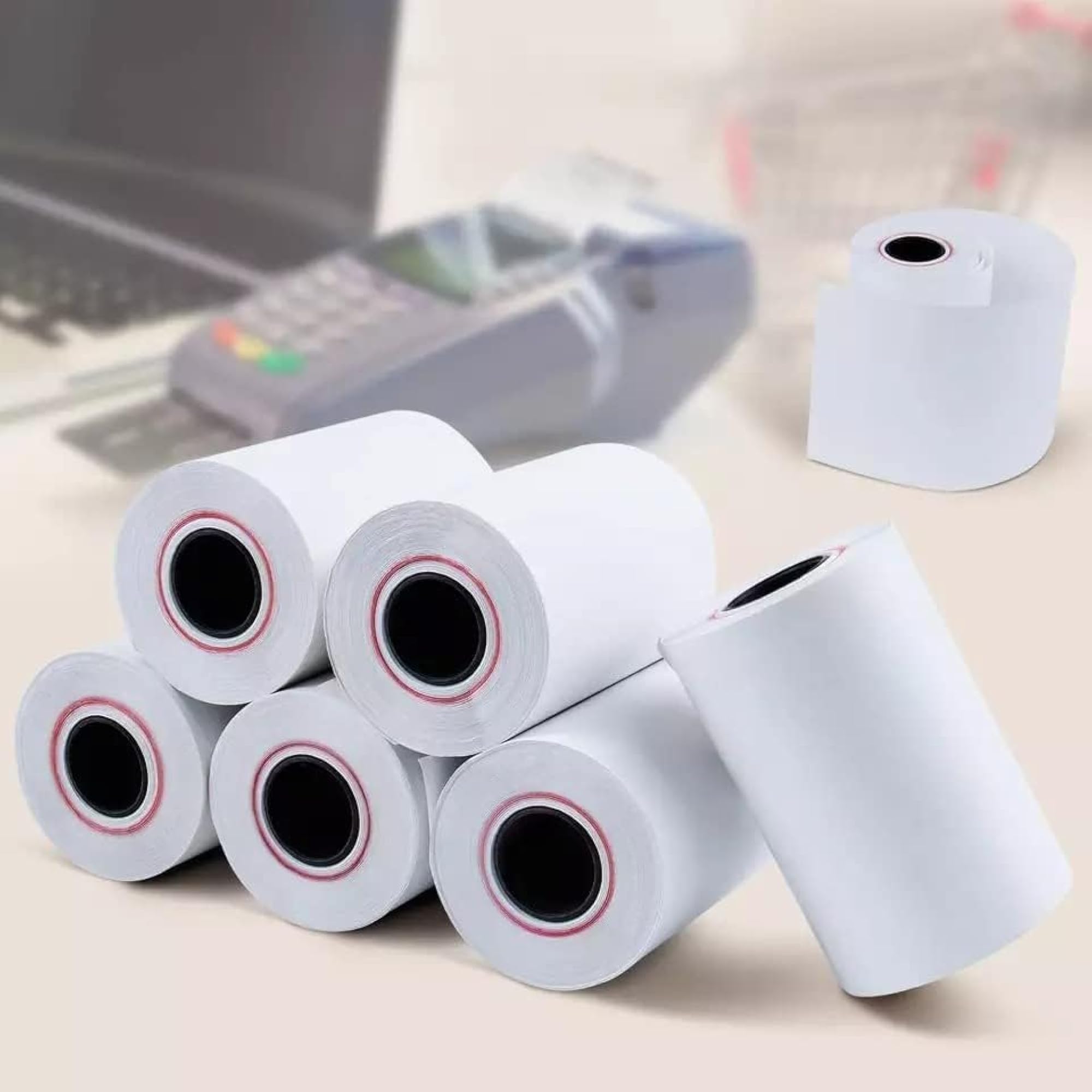 Cash Register Machine Thermal Paper Roll Set
