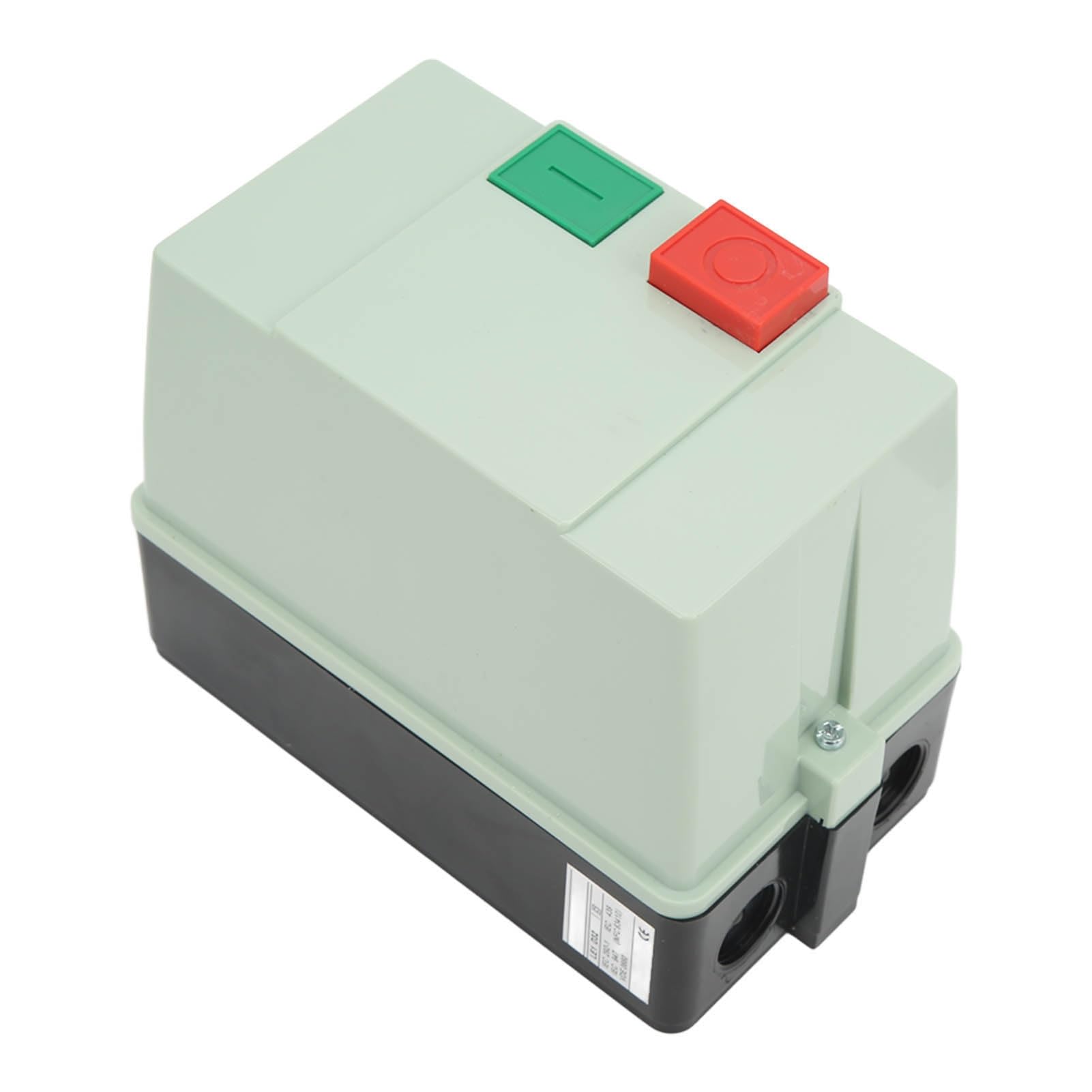 Omabeta Interruptor de Control de Arranque de Motor Magnético con Protección Inteligente para Motor Monofásico 220 230 V para Compresores de Aire y Aplicaciones de Agua ABS
