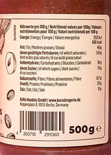 KoRo - Pindakaas hazelnoot-cacao 12 x 500 g - Image 4