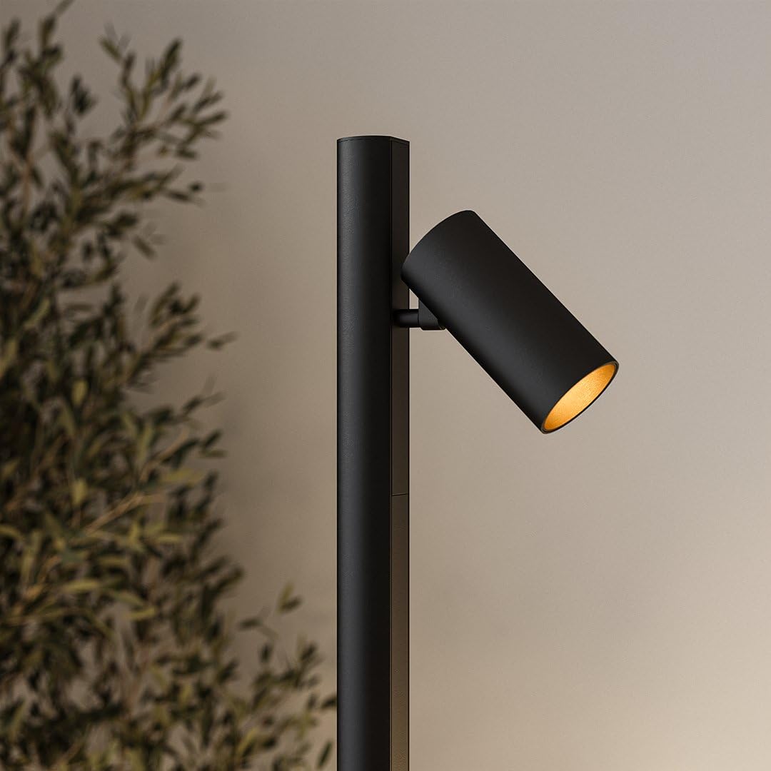 NEONA ARCA 3 LED Stehlampe mit Click & Connect-System, Modulare Stehleuchte 160 cm mit Spot, Globe & Beam, Warmweiß 2700K Wohnzimmer Designerleuchte (Schwarz)