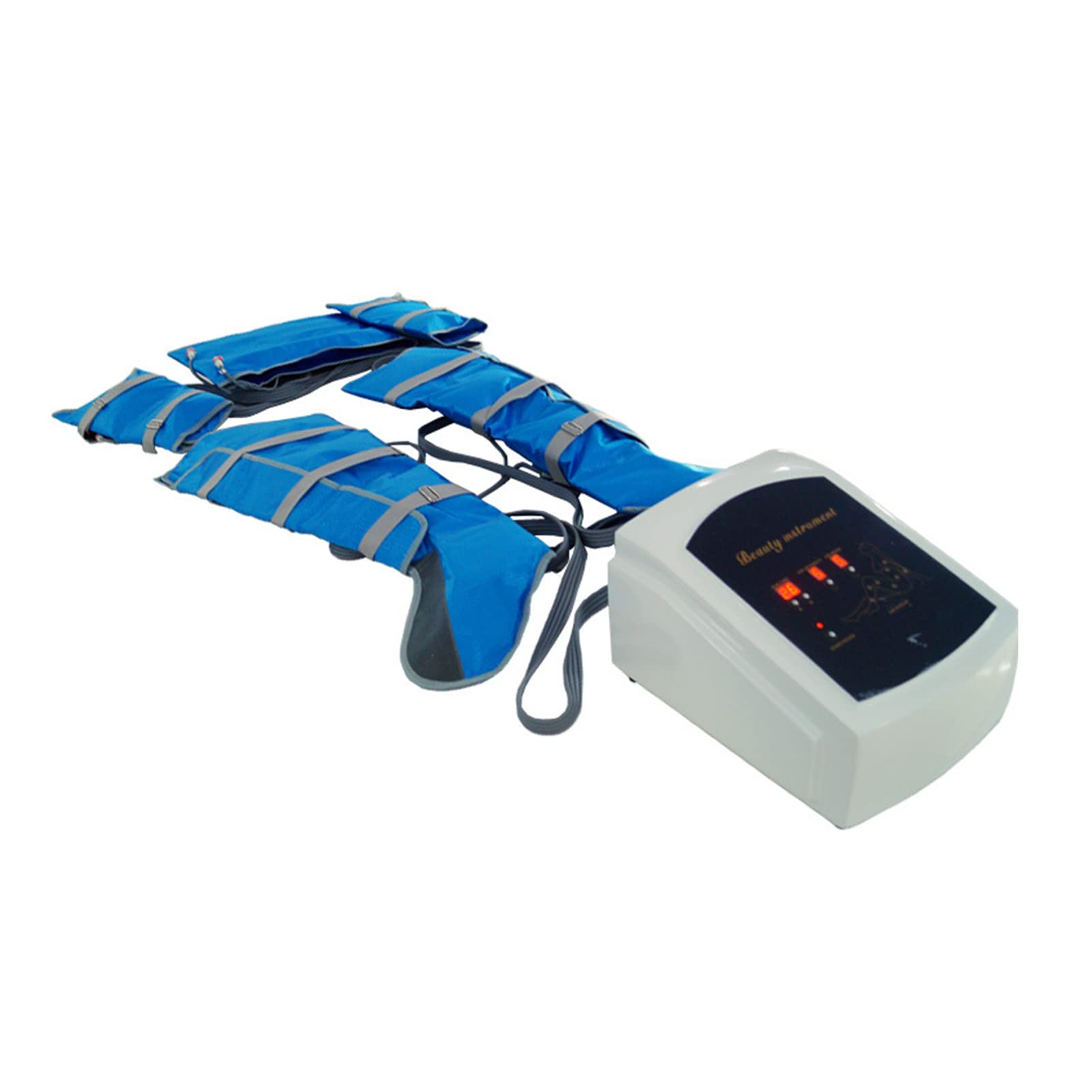 Strumento massaggiatore ad onde d'aria a pressione d'aria non riscaldante, airbag, massaggiatore parziale del corpo, tuta per braccia, polpacci, gambe, piedi e vita, massaggiatore per drenaggio linfa