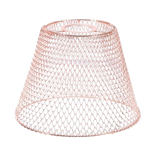 Patikil PTA240322TT000963EU Mesh Lamp Shade, Metal Retro Industrial Pendant Light Shade Foldable Lampshade Cover cover