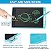 LCD Writing Tablet for Kids 8.5 Inch, Bropang Drawing Board Doodle Board Writing Pad Reusable Portable Ewriter Educational Toys, Gift for Kids Student Teacher Adults at Home, School and Office(Blue)