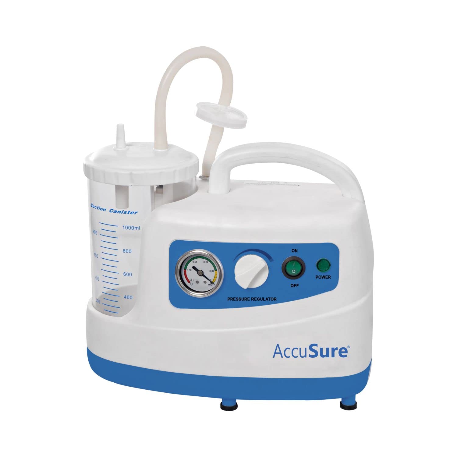 AccuSure Premium Quality Electric Oil-Free Low Noise Single Jar Portable Phlegm Suction Machine (B09SPY2VN7) Amazon Price History, Amazon Price Tracker