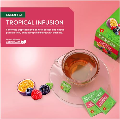 Té verde tropical con frutos rojos y maracuyá 20 saquitos miniatura 2