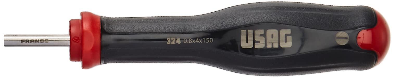 USAG Giravite per Viti con Intaglio 0,8x4x150 Nero