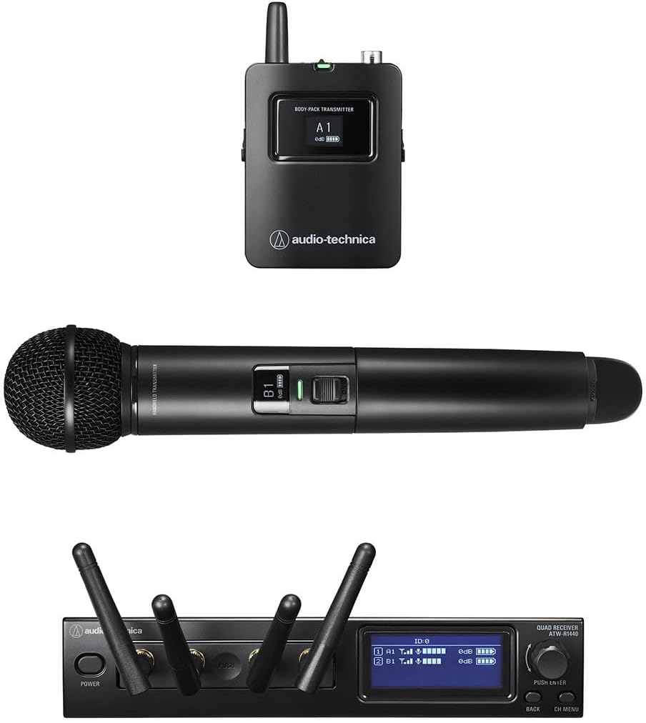 Audio-Technica System 20 PRO 2-Channel Combo Wireless System