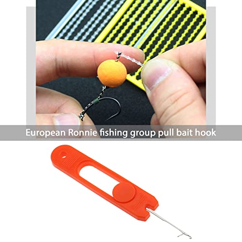 ECSiNG 2PCS Baiting Needles with 200PCS Dumbell Bait Stoppers Carp Boilie Bait Stops Hair Rig Extender Fishing Tackle Fishing Baits Accessories - Image 2