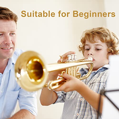image for Ktaxon Bb Standard Trumpet for Beginners,Trumpet for Student with Hard