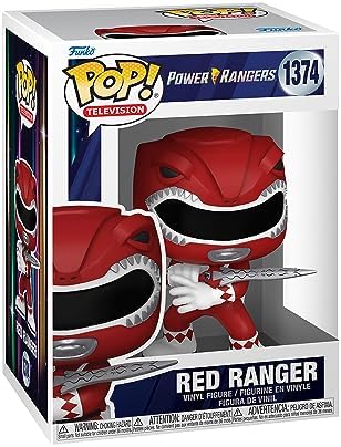 POP! POWER RANGERS - RANGER VERMELHO - 30º ANIVERSÁRIO #1374
