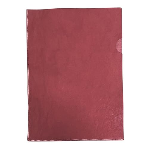 【アカシアスタイル】A4ファイル 革 栃木レザー Wコガシ 本革 日本製 レザーファイル 収納 文具 ビジネス 書類入れ プレゼント Wコガシレッド