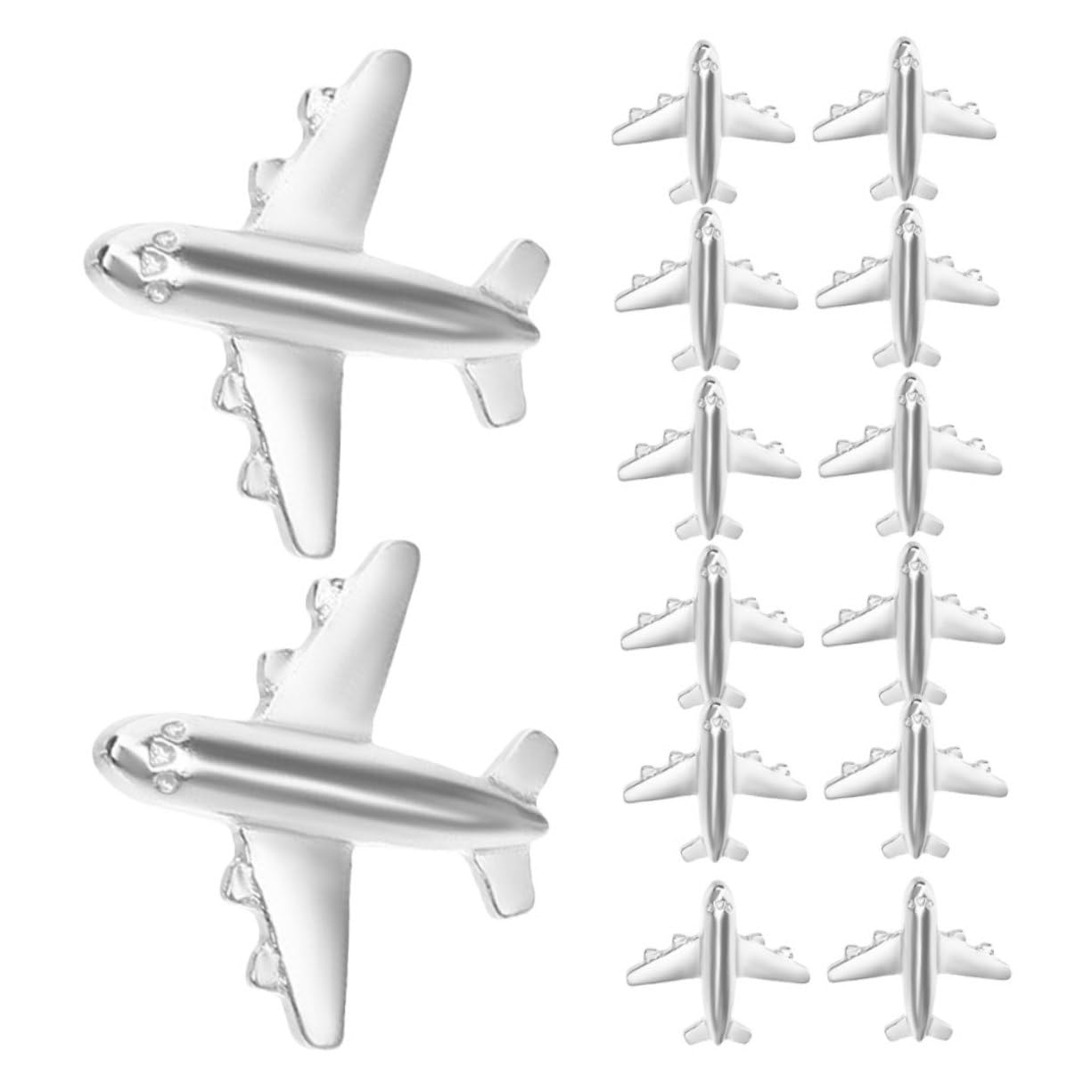 Artibetter 5 Series Chincheta De Avión De Metal Decoración Tachuelas Tablero De Corcho Mapa De Uñas Alfiler De Cartel Chinchetas para La Pared Muro Pequeño Aguja De Acero Plata Piezas X 5