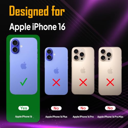 Image of Zapcase Crystal Clear Back case for iPhone 16 | Hard PC Back | TPU Bumper with Inner Rubber Grip | Metal Camera Guard Bezel | Metal Buttons | Scratch Resistant Cover | 2 Layer Edge Protection | Black