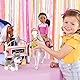 Glitter Girls Puppe Sarinia – Bewegliche 36cm Puppe mit Kleidung, Zubehör und langen Haaren zum frisieren - Spielzeug ab 3 Jahren (6 Teile), Pink-white