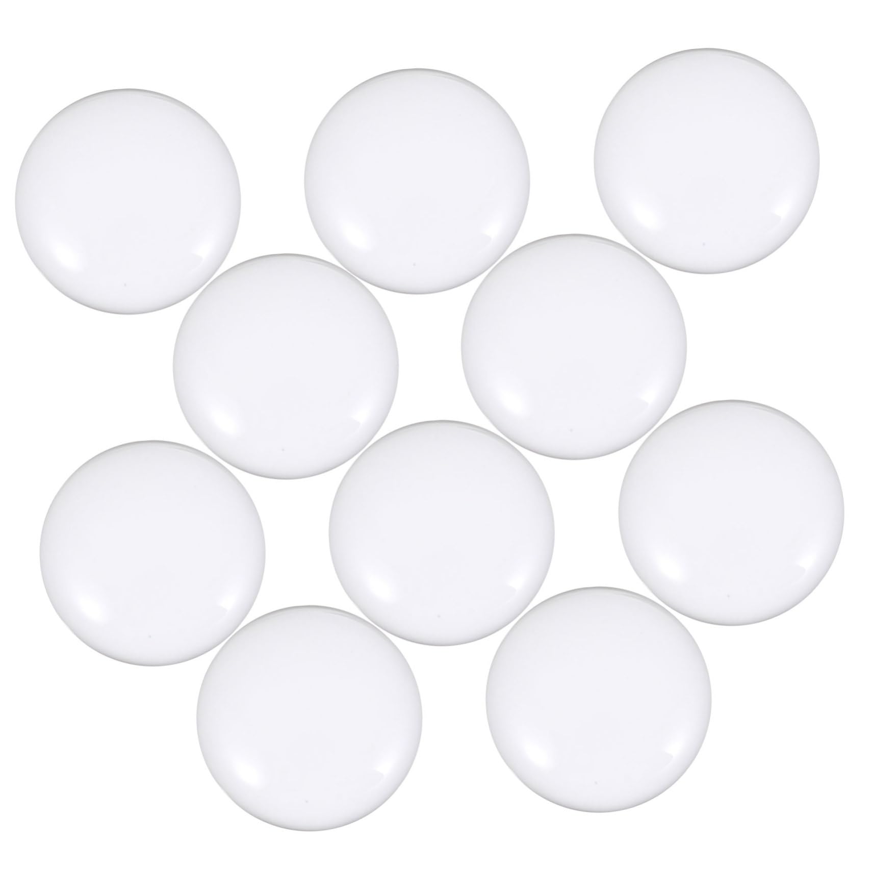 Pomelli in Ceramica Rotondi di Colore Chiaro 10 Pezzi per Cassetti