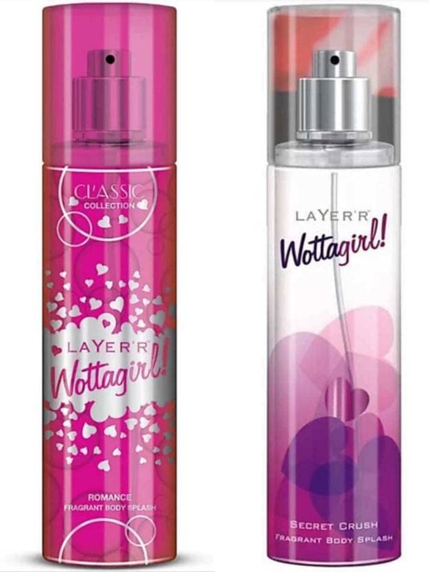 LAYER'R Wottagirl Romance and Secret Crush Combo Body Mist - For Women (270 ml, Pack of 2)-picture-23