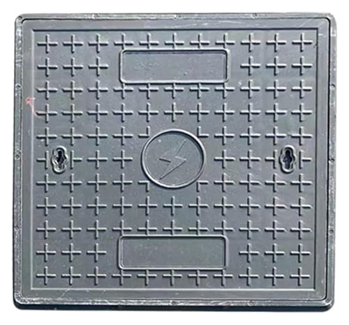 Couvercle de fosse septique rectangulaire robuste accessoire jardin extérieur