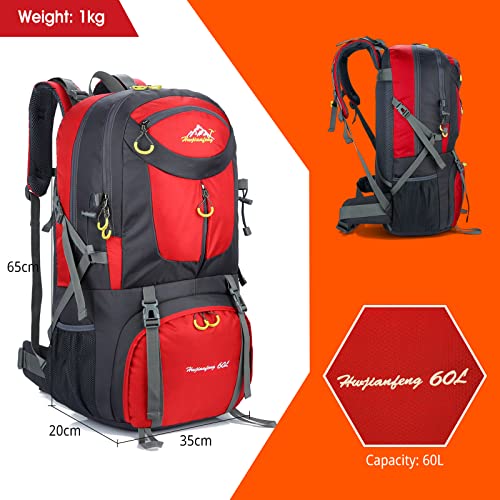 Zeroall Zaino Trekking 60L Zaino da Alpinismo