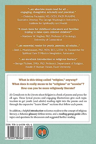 It's Considerate To Be Literate About Religion: Poetry And Prose About Religion, Conflict, And Peace In Our World #TOP1
