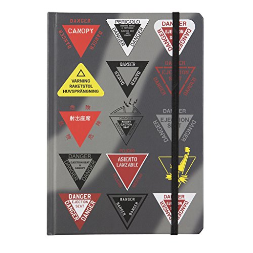 Preisvergleich Produktbild Gefahr Schleudersitz Notizbuch, A5 Basic Sechs
