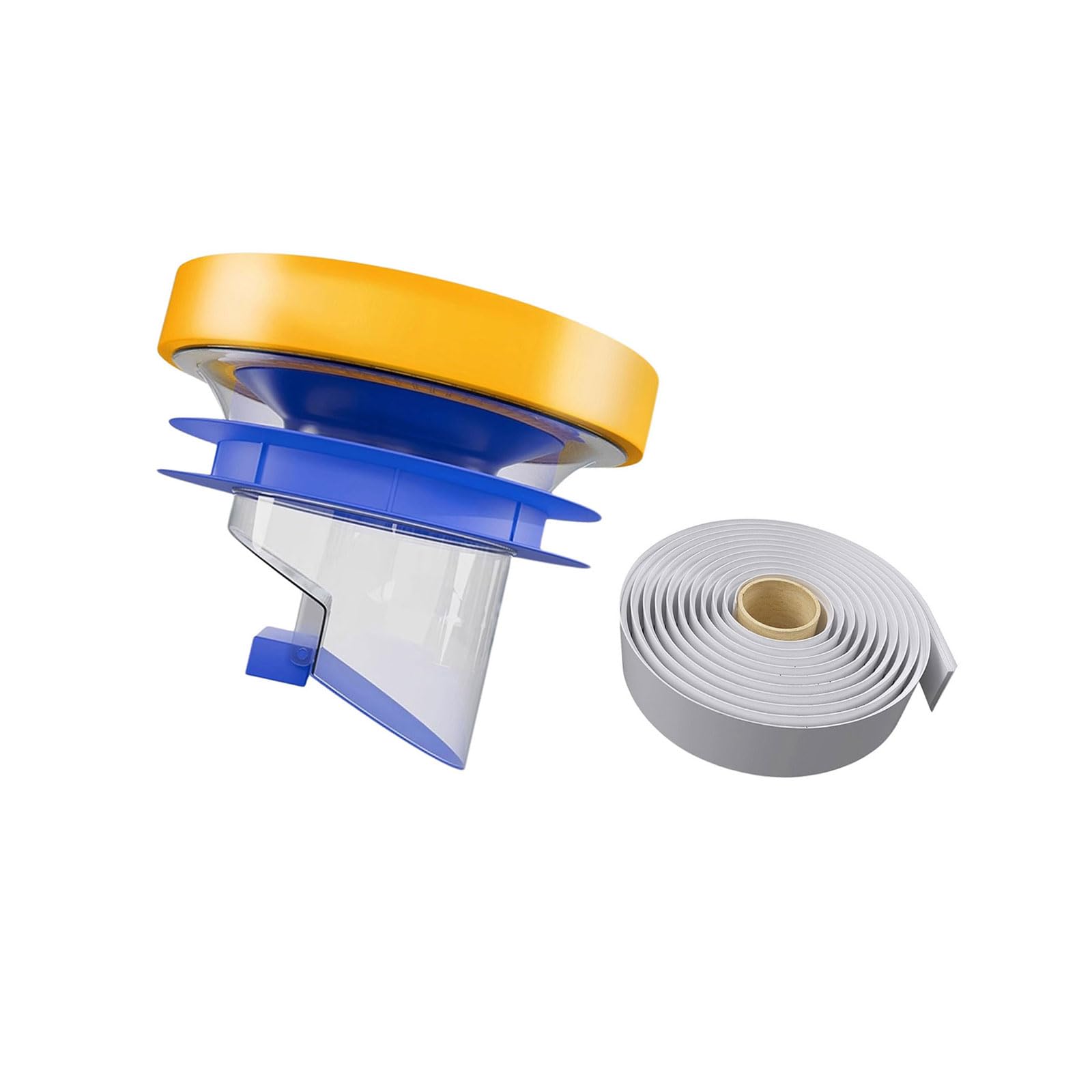 Thick Toilet Bowl Gasket Flange Ring Floor Outlet Drain with Flange Backflow Valve Durable Check Valve Rubber
