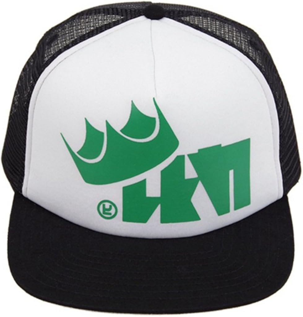 Unisex King Flip Mesh Trucker Caps Baseball Hat Flat Brim Hats for Splatfest