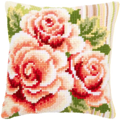 Kit de coussin au point de croix pour décorer un salon cocooning
