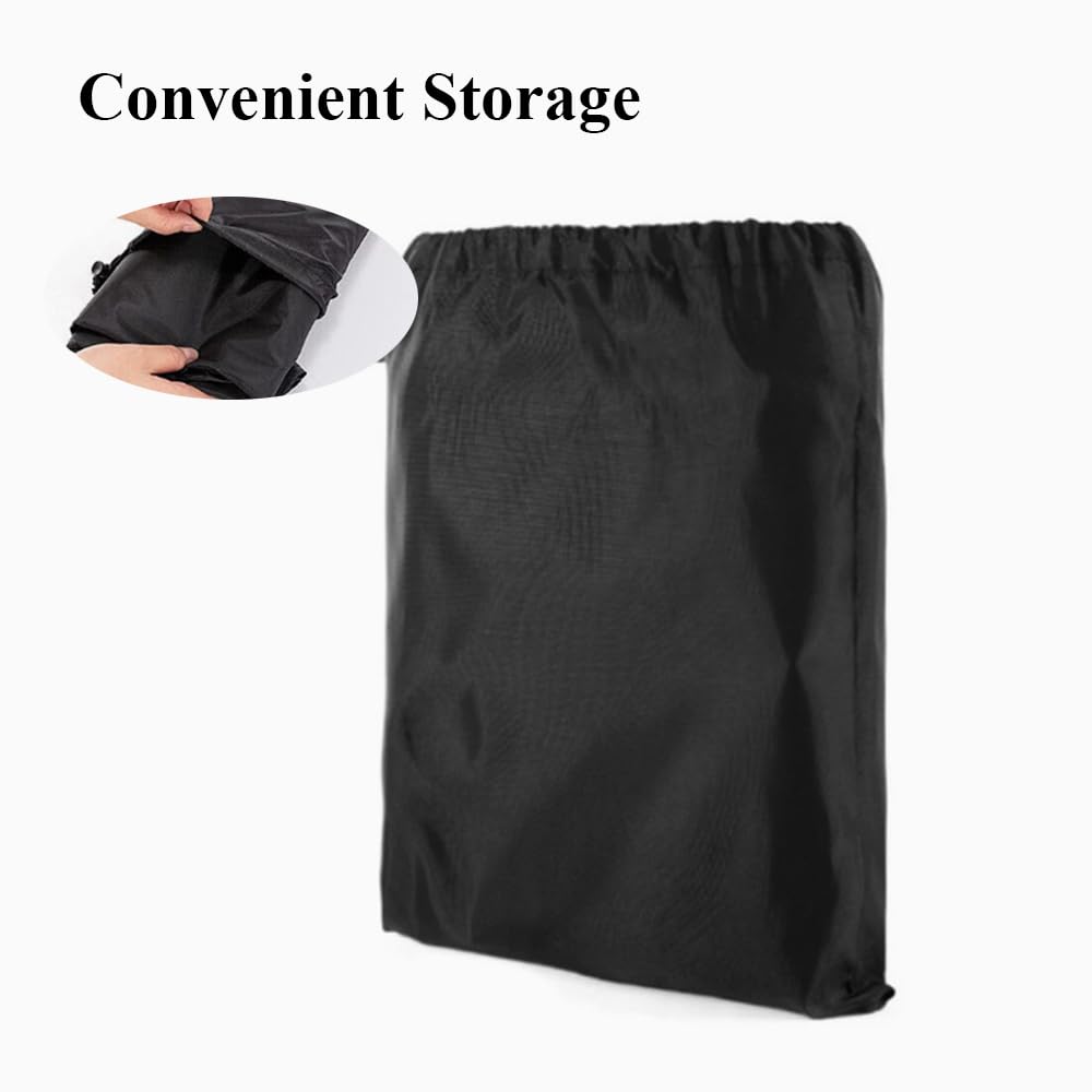 Cubierta superior para calentador de patio, cubierta impermeable Oxford para calentador de patio, 86 x 65 cm, tapa protectora para interior y exterior (negro)