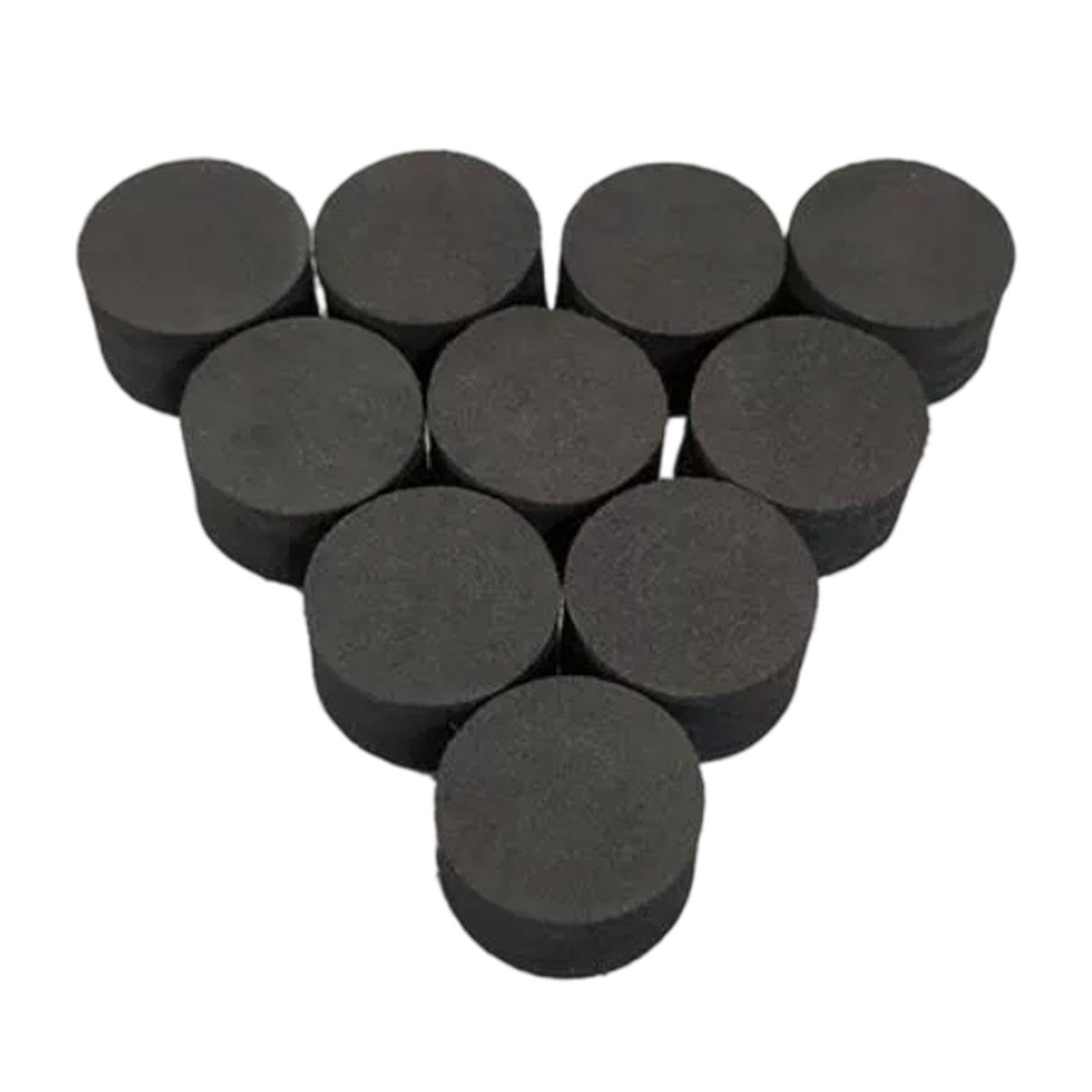 10 Stück Elektronische Drum Pads Und Schwammzylinder Trigger mit Kleberückseite Percussion Trigger Zubehör Zum Leisen Üben Und Verbessern Der Geschwin, 28 X 20 Mm