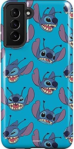 Skinit Pro Phone Case Compatible with Galaxy S21 FE - Officially Licensed Disney Lilo and Stitch Stitch and Scrump Design