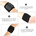 DEARMAMY 2Pcs Wrist Compression Wraps Black Wrist Support for Fitness Weightlifting Lightweight Hand Brace for Relief All Day Comfort Stabilization