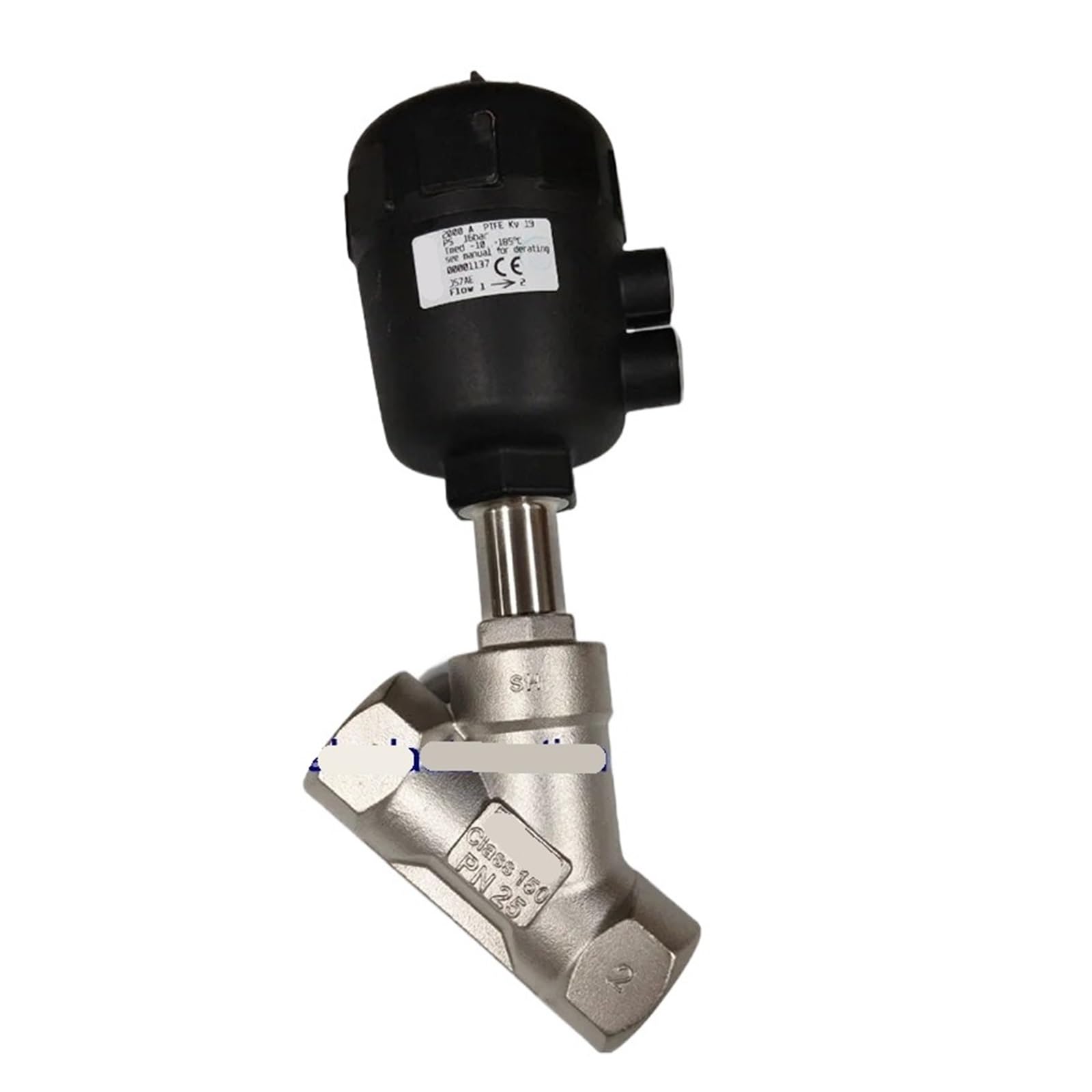 ZVQYSGIW Pneumatic Angle Seat Valve DN25 2000A 00001137 1137