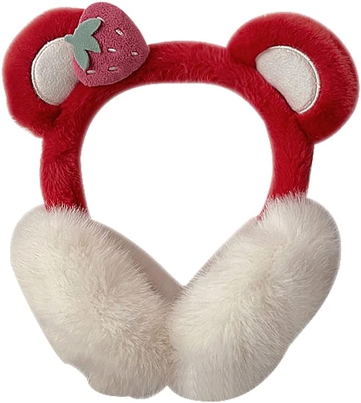 XBWEI Cute Plush Warm Earmuffs Women's Winter Cycling Ear Protection Cold and Windproof Earmuffs Earmuffs Ear Warmer Earmuffs : Clothing, Shoes & Jewelry