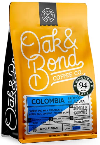 Oak & Bond Coffee Co Café Colombia Grano 12 oz miniatura 1