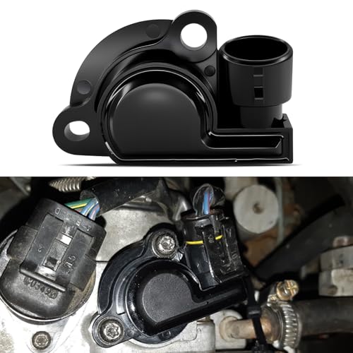 Rebvugr Throttle Position Sensor TPS Throttle Body Sensor TPS Accelerator Pedal Fuel Idle Control Valve Sensors Gas Engine Accessories for Chevy Buick Daewoo Replace OEM#17087400 17088026 17111815