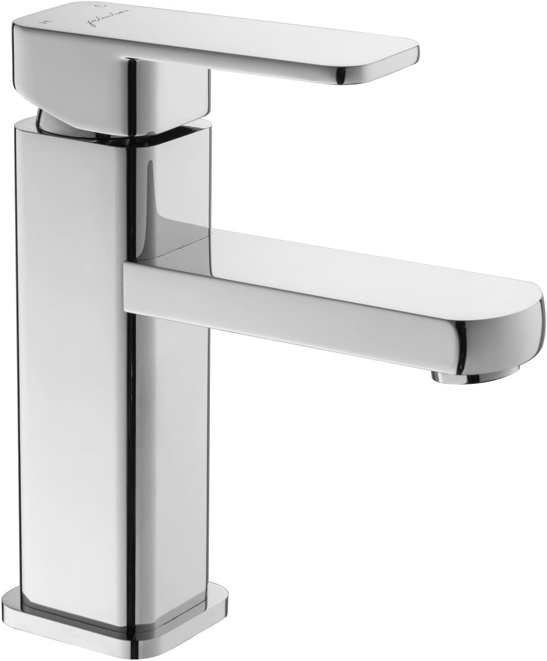 Sponsored Ad โ Fashion Home Square Washbasin Mixer Tap โ Chrome Single-Handle Lavatory Faucet with 60CM Supply Hose, Commercial Bathroom Sink Tap.