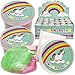 Produktbild LG-Imports 10x Einhorn Schleim Unicorn Glitzer Slime, Mitgebsel zum Kindergeburtstag