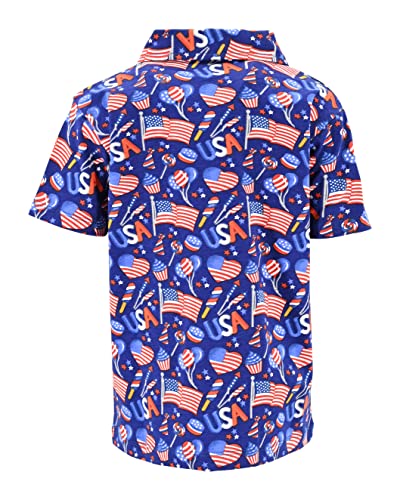 Image of Unique Baby Short Sleeve Collared Boys Polo Shirt, Toddler Kids Polo Shirts