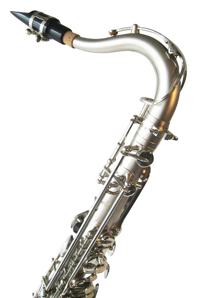 Original SYMPHONIE WESTERWALD Design Tenorsaxophon Tenor Saxophon, Matt Nickel, inkl. Luxus-Hartschalenkoffer und Zubehör, Neu