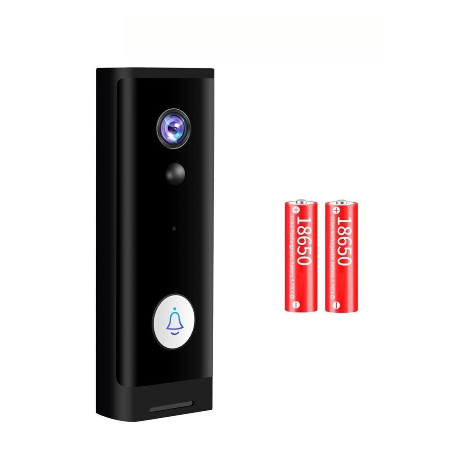 Videocamera per campanello senza fili, videocamera per campanello Tuya Smart Home Wireless Campanello per porta batteria 1080P Mini citofono per appartamento, facile da installare (opzione 3)