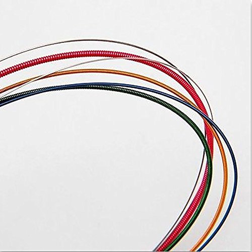 Geshiglobal Lot de 6 cordes en acier pour guitare acoustique Couleurs arc-en-ciel - Les Beatles, Paul McCartney, John Lennon, RIngo Starr, George Harrison Geshiglobal Lot de 6 cordes en acier pour guitare acoustique Couleurs arc-en-ciel – Image 8