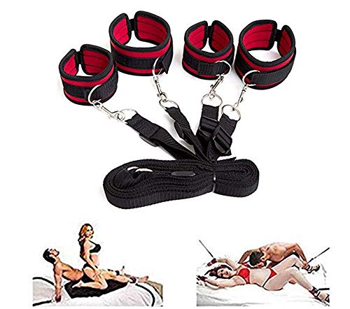 Lsinyan-A Bed Straps Suit Yoga Exercise Hand Feet Set for Him Or Her