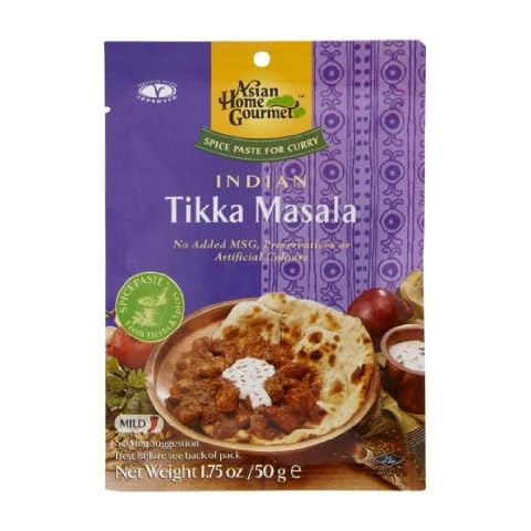 ASIAN HOME GOURMET Spice Paste for Indian Tikka Masala Curry 1.75 Ounce (Pack of 3) Cover